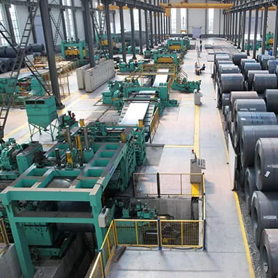 No. 2 Triple-Leveling Edge-Trimming Flying Shear Cut-to-Length Line
