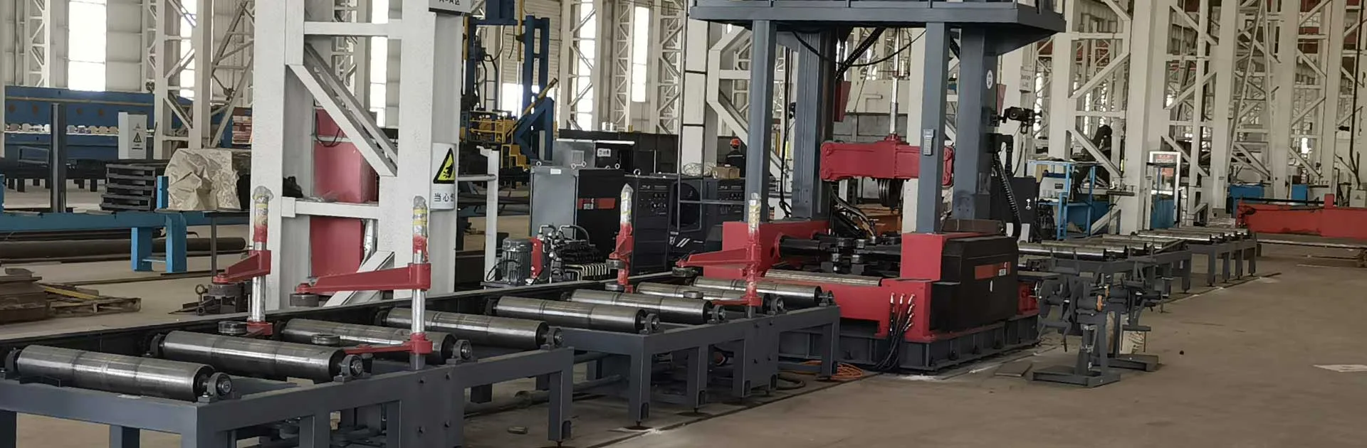 H/T Steel Assembly, Welding and Straightening Machine